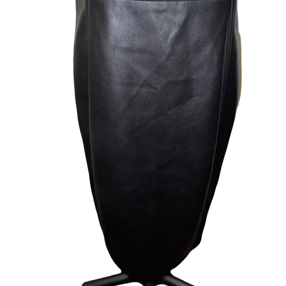 NWT Calvin Klein Women Faux Leather Dress Size 10 - Picture 7 of 13